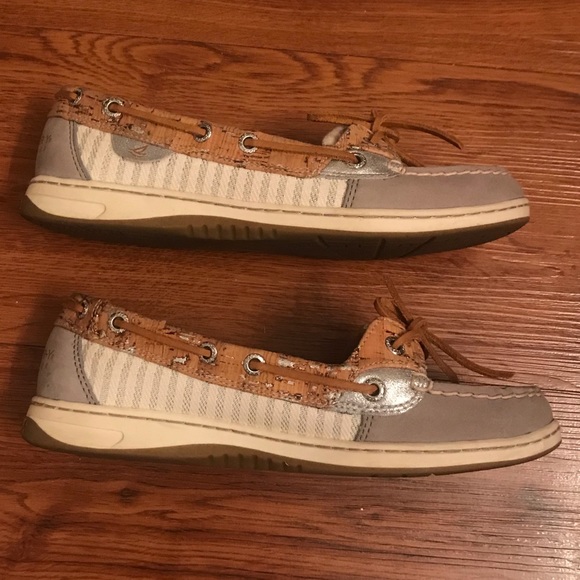 Sperry Top-Sider Grey Boat Shoes - Picture 5 of 7